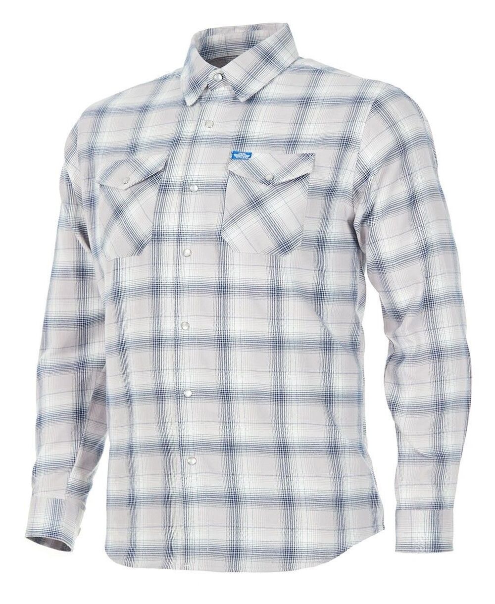 Women’s Dixxon The Ormond J&P Cycles Pearl Snap Button Down Flannel Shirt Size S